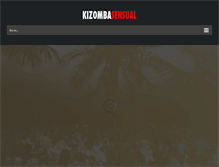 Tablet Screenshot of kizombasensual.com